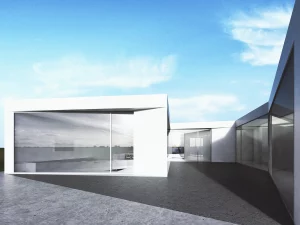 Rendering vista 2 Abitazione monofamiliare Cangelasio Costa progetto di Stefano Pigazzani